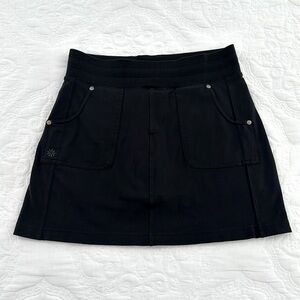Athleta Black Skort Women’s Size Small S Skirt Built in Shorts Pull On Waist